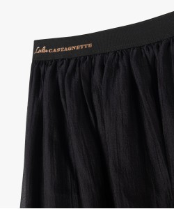 Jupe en voile avec ceinture élastique fille - LuluCastagnette